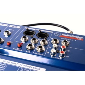 Audio design pamx2.711 mixer professionale 7+1+1 canali - usb e bt paradisesound strumenti musicali on line 2