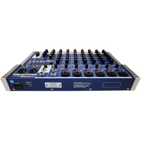 Mixer Prof. 6+1+1 Canali Audio design Usb/Bt 24 effetti Pmx.611-paradisesound.it