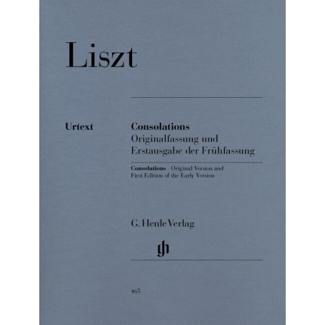 Liszt Consolations Henle Verlag paradisesound strumenti musicali on line