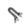 Cavo Adattatore 2 Rca Maschio / 2 Rca Maschio X-Pro Audio Design 3 Metri-paradisesound.it