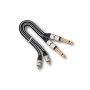 Cavo Adattatore 2 Rca Maschio / 2 Jack 6,3 Mm Mono X-Pro Audio Design 3 Metri-paradisesound.it