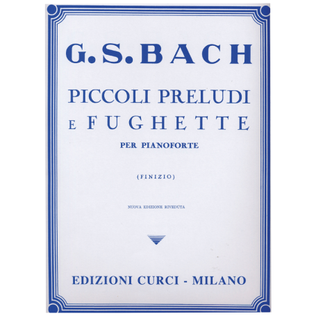 Bach piccoli preludi e fughette (finizio) paradisesound strumenti musicali on line